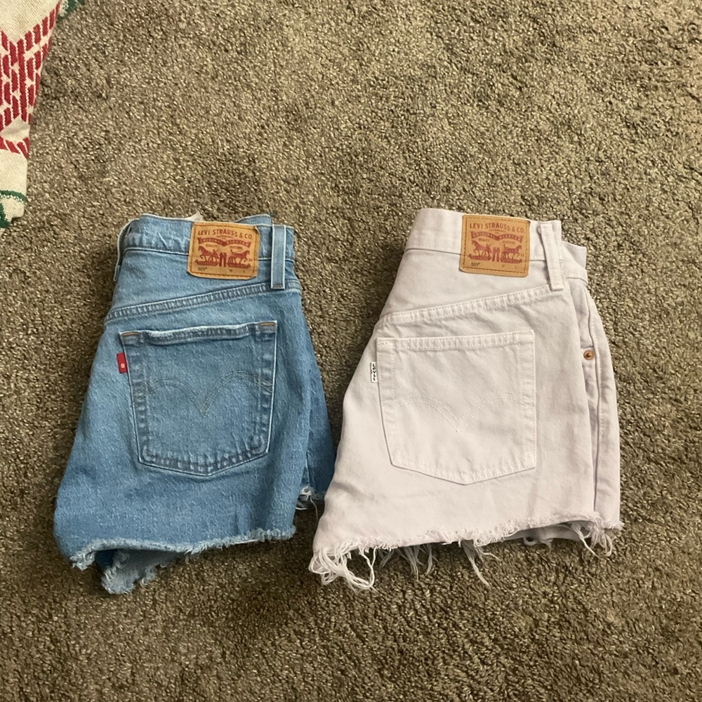 Levi’s 501 Jean Shorts Button fly Bundle 28